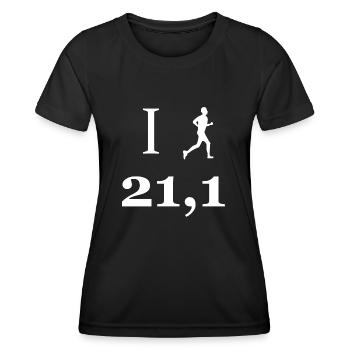 Fußball Soccer - Frauen Funktions-T-Shirt - Schwarz - Vorne - AI Model Female 172 light (172cm)