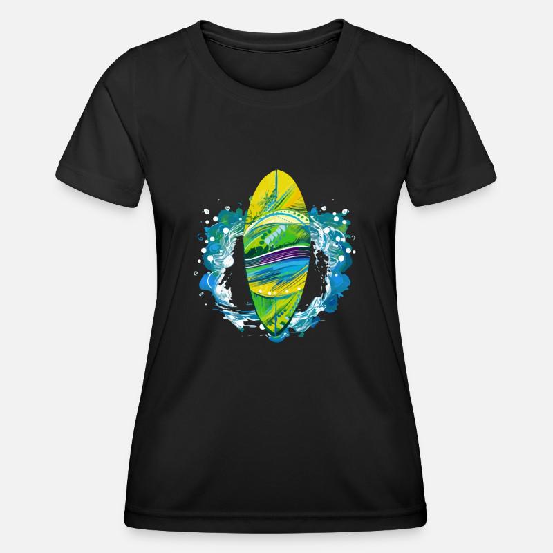 Canoe Kayak - Women's Functional T-Shirt - black