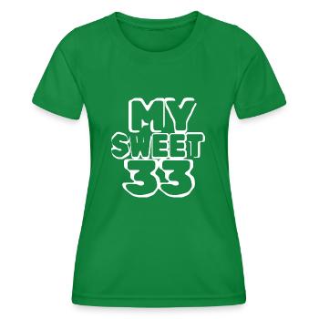 Année 33 - T-shirt sport Femme - vert - Devant - AI Model Female 172 dark (172cm)