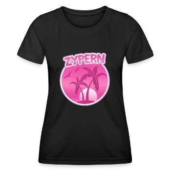 Cyprus as a holiday - Women's Functional T-Shirt - black - Front - AI Model Female 172 light (172cm)