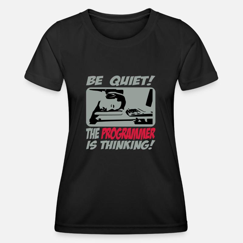 theprogrammer_3c - Frauen Funktions-T-Shirt - Schwarz