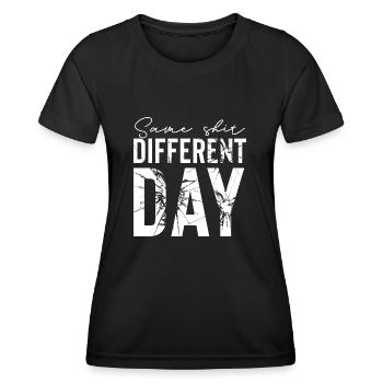 The Same Shit b - Frauen Funktions-T-Shirt - Schwarz - Vorne - AI Model Female 172 light (172cm)