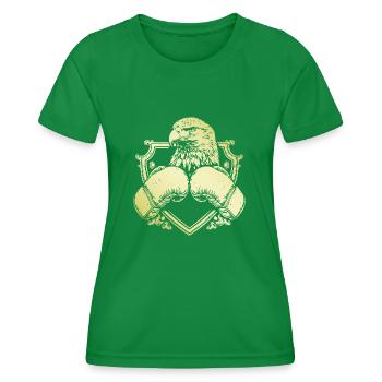 Eagle Boxer - Women's Functional T-Shirt - kelly green - Front - AI Model Female 172 dark (172cm)