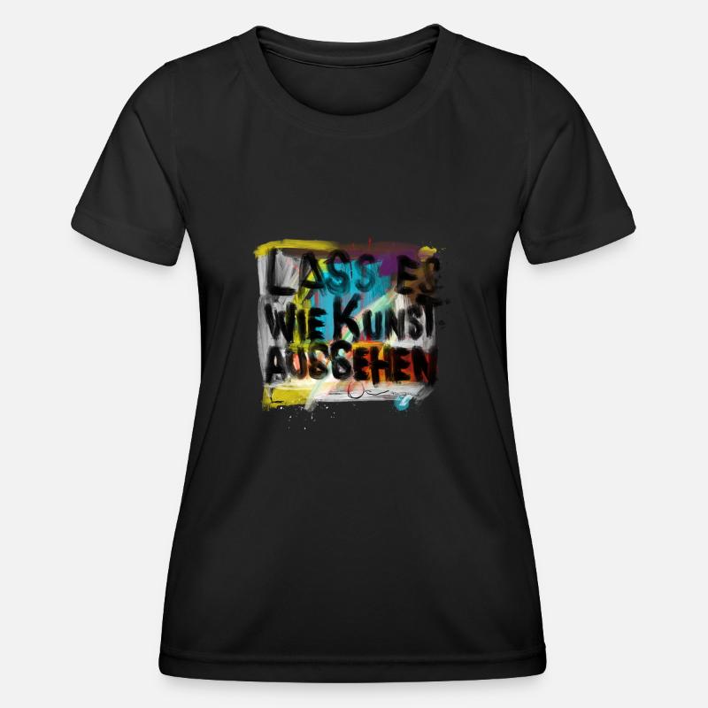 art - Women's Functional T-Shirt - black