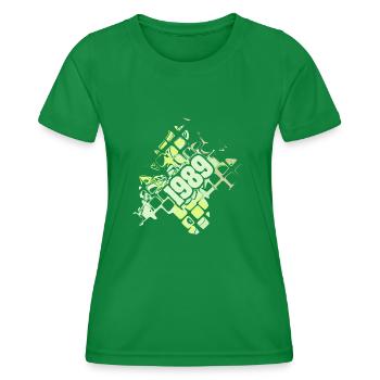 Style 1989 - T-shirt sport Femme - vert - Devant - AI Model Female 172 dark (172cm)