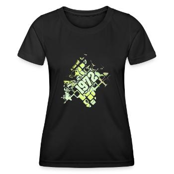 1972 - Women's Functional T-Shirt - black - Front - AI Model Female 172 light (172cm)