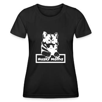 Hunde Hundefreund haustier - Frauen Funktions-T-Shirt - Schwarz - Vorne - AI Model Female 172 light (172cm)