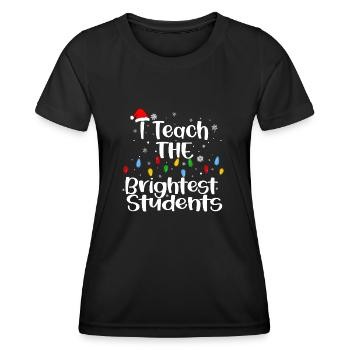 Ich unterrichte die klügsten Schüler - Frauen Funktions-T-Shirt - Schwarz - Vorne - AI Model Female 172 light (172cm)