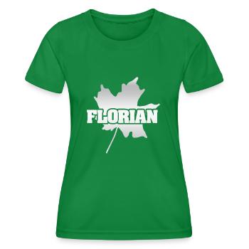 Florian Florian - Frauen Funktions-T-Shirt - Kelly Green - Vorne - AI Model Female 172 dark (172cm)