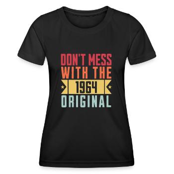 1964 Original Birthday Gift - Women's Functional T-Shirt - black - Front - AI Model Female 172 light (172cm)