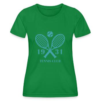 1931 Tennis Club - Women's Functional T-Shirt - kelly green - Front - AI Model Female 172 dark (172cm)