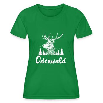 Odenwald - Frauen Funktions-T-Shirt - Kelly Green - Vorne - AI Model Female 172 dark (172cm)