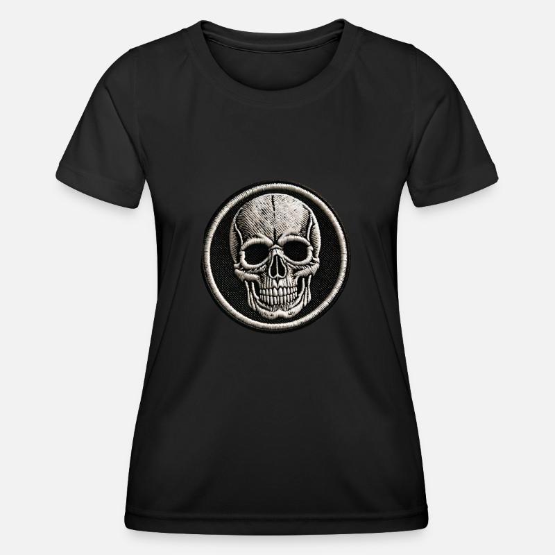 skull - Women's Functional T-Shirt - black