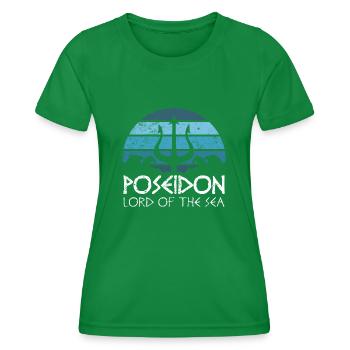 Dieu grec ancien cadeau Poseidon pour un - T-shirt sport Femme - vert - Devant - AI Model Female 172 dark (172cm)