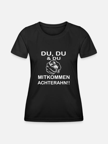 Rollercoaster Achterbahn - Frauen Funktions-T-Shirt - Schwarz