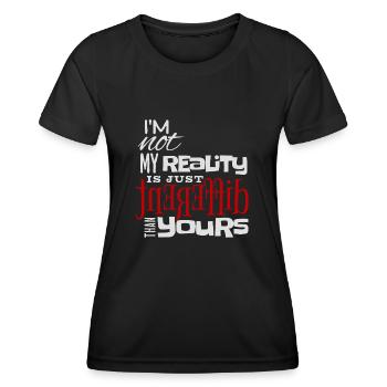 Different Reality Anders als Deine - Frauen Funktions-T-Shirt - Schwarz - Vorne - AI Model Female 172 light (172cm)