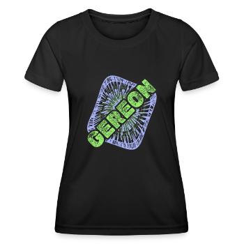 Geschenk für Gereon - Frauen Funktions-T-Shirt - Schwarz - Vorne - AI Model Female 172 light (172cm)