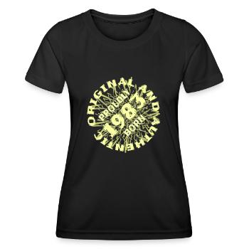 1983 - Frauen Funktions-T-Shirt - Schwarz - Vorne - AI Model Female 172 light (172cm)
