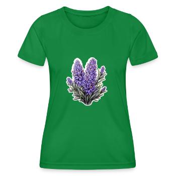 Lavender - Women's Functional T-Shirt - kelly green - Front - AI Model Female 172 dark (172cm)