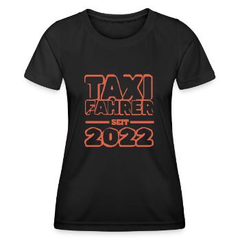2022 - Women's Functional T-Shirt - black - Front - AI Model Female 172 light (172cm)