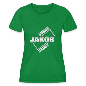 Sugardaddy Jakob - Frauen Funktions-T-Shirt - Kelly Green - Vorne - AI Model Female 172 dark (172cm)