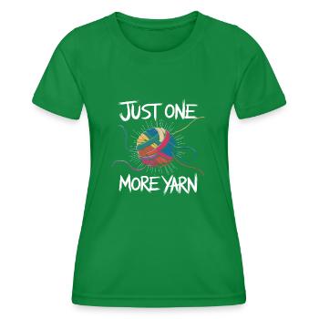 Amateur de tricot créatif recherché - T-shirt sport Femme - vert - Devant - AI Model Female 172 dark (172cm)