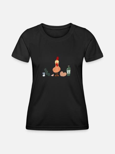 When You Make - Chicken Edition - Women's Functional T-Shirt - black