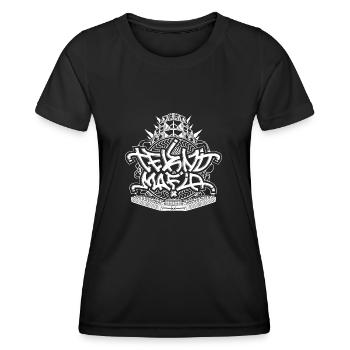 Tekno Mafia 23 Free Party - Women's Functional T-Shirt - black - Front - AI Model Female 172 light (172cm)