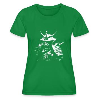 samouraï - T-shirt sport Femme - vert - Devant - AI Model Female 172 dark (172cm)
