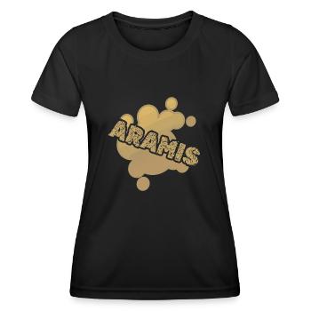 Bébé Aramis - T-shirt sport Femme - noir - Devant - AI Model Female 172 light (172cm)