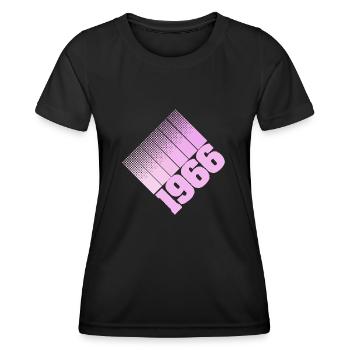 1966 - T-shirt sport Femme - noir - Devant - AI Model Female 172 light (172cm)