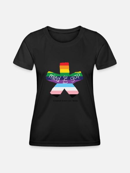 blockedTitle - Frauen Funktions-T-Shirt - Schwarz