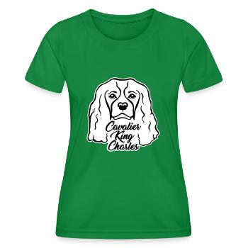 Cavalier King Charles - Frauen Funktions-T-Shirt - Kelly Green - Vorne - AI Model Female 172 dark (172cm)