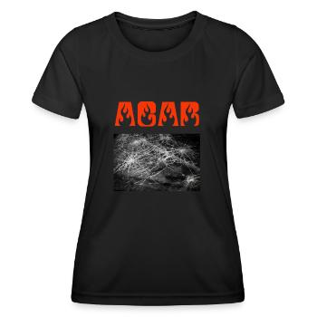 ACAB / Fuck the police (rouge) - T-shirt sport Femme - noir - Devant - AI Model Female 172 light (172cm)