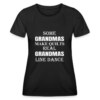 Dancing Dance Music - Frauen Funktions-T-Shirt - Schwarz - Vorne - AI Model Female 172 light (172cm)