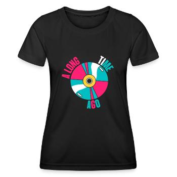 Long time ago - Women's Functional T-Shirt - black - Front - AI Model Female 172 light (172cm)