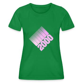 Mama 2000 - Frauen Funktions-T-Shirt - Kelly Green - Vorne - AI Model Female 172 dark (172cm)