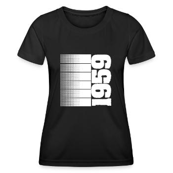 Freizeit 1959 - Frauen Funktions-T-Shirt - Schwarz - Vorne - AI Model Female 172 light (172cm)