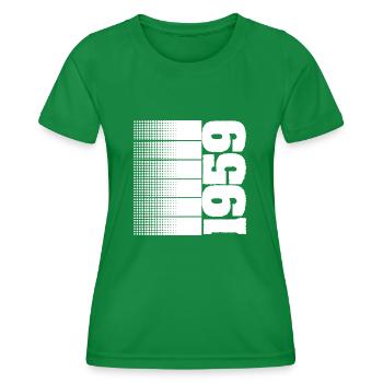 Leisure time 1959 - Women's Functional T-Shirt - kelly green - Front - AI Model Female 172 dark (172cm)