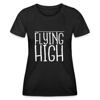 Flying Experiences Geek Soaring Flight Training - Women's Functional T-Shirt - black - Front - AI Model Female 172 light (172cm)