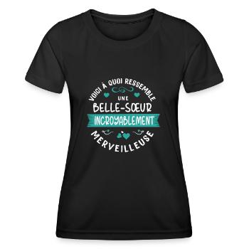 Lustiges Schwägerin Geschenk Spruch - Frauen Funktions-T-Shirt - Schwarz - Vorne - AI Model Female 172 light (172cm)