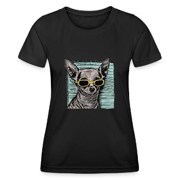 Ay Chihuahua - Women's Functional T-Shirt - black - Front - AI Model Female 172 light (172cm)