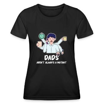 Vatertag starkes Design - Frauen Funktions-T-Shirt - Schwarz - Vorne - AI Model Female 172 light (172cm)