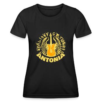 Geschenk für Antonia - Frauen Funktions-T-Shirt - Schwarz - Vorne - AI Model Female 172 light (172cm)