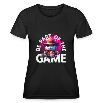 Boardgamer - Be part of the game - Women's Functional T-Shirt - black - Front - AI Model Female 172 light (172cm)
