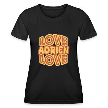 Adrien - Women's Functional T-Shirt - black - Front - AI Model Female 172 light (172cm)