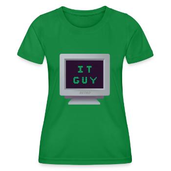 CRT - Computer Science - Women's Functional T-Shirt - kelly green - Front - AI Model Female 172 dark (172cm)