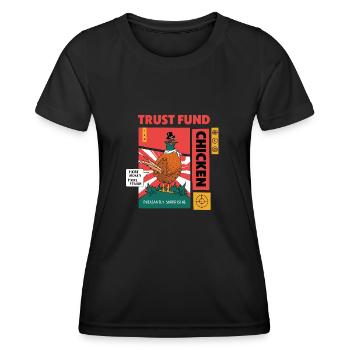 Pheasant - Trust Fund Chicken - Women's Functional T-Shirt - black - Front - AI Model Female 172 light (172cm)