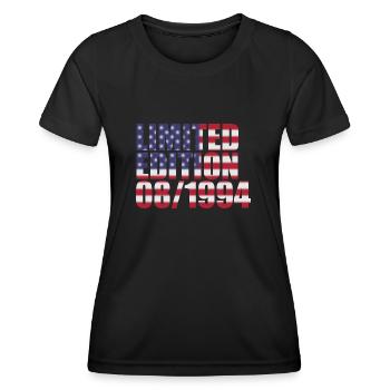30th Anniversary Limited Edition USA 08/1994 - Women's Functional T-Shirt - black - Front - AI Model Female 172 light (172cm)