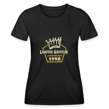 1998 - Women's Functional T-Shirt - black - Front - AI Model Female 172 light (172cm)